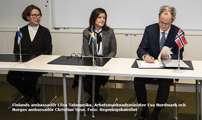 Landene underskrev en ny fireårig avtale om Utdanning Nord