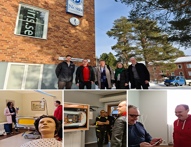 Peter Mighty Eagle Vesterbacka vieraili 14.3. Koulutus Nordissa.