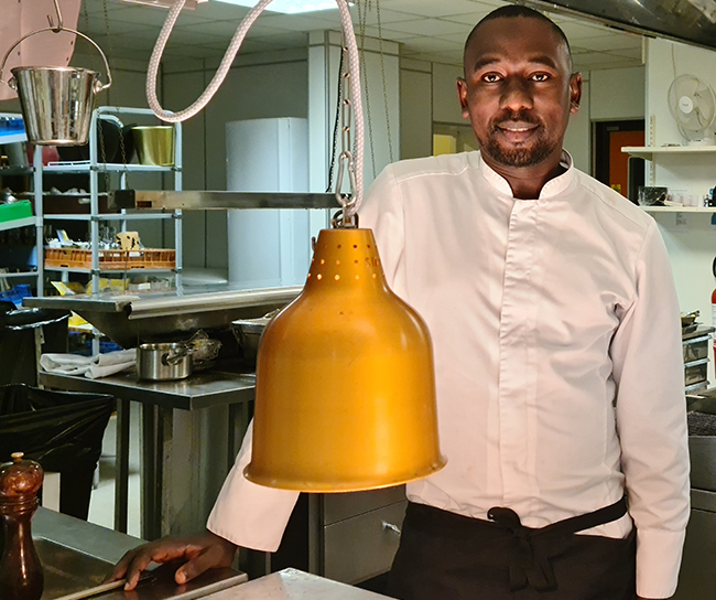 Kockstuderande med under jubileumsfesten på Haparanda stadshotell